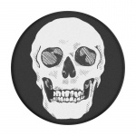 POPSOCKETS Shaky Bones White Aftageligt Greb m. Standerfunktion