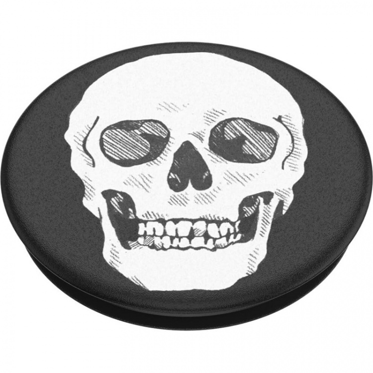 POPSOCKETS Shaky Bones White Aftageligt Greb m. Standerfunktion