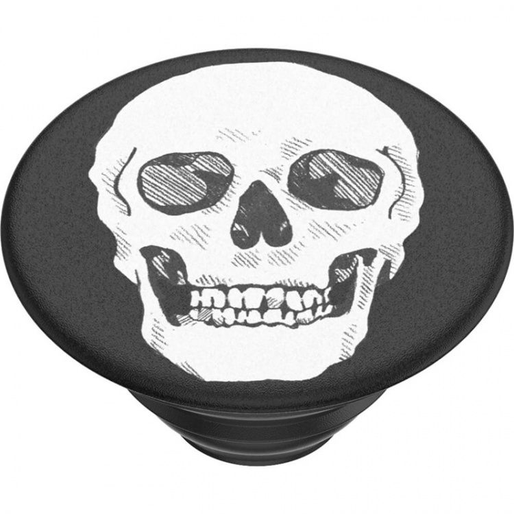 POPSOCKETS Shaky Bones White Aftageligt Greb m. Standerfunktion
