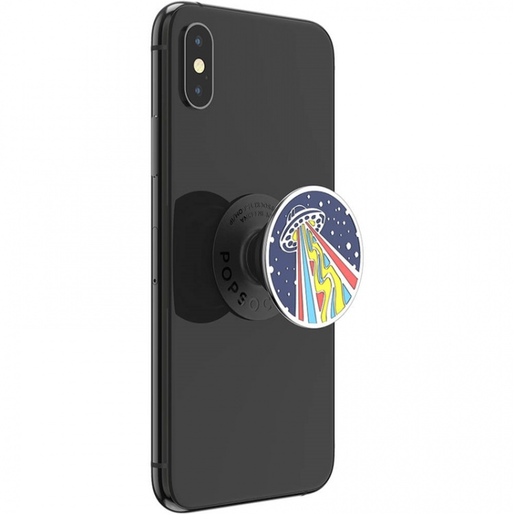 PopSockets PopGrip PREMIUM Enamel Outta This World Navy