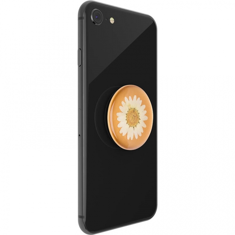 PopSockets PopGrip PREMIUM Pressed Flower White Daisy
