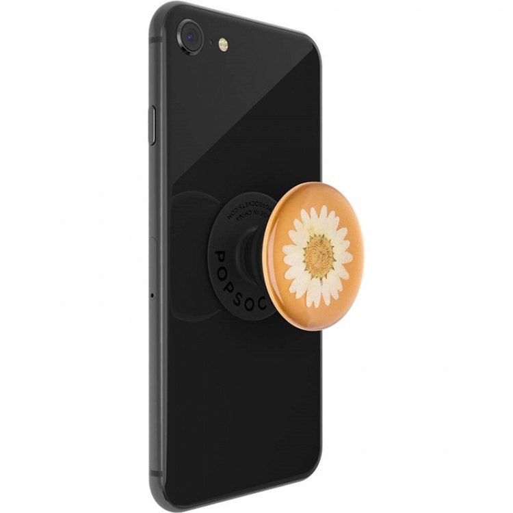 PopSockets PopGrip PREMIUM Pressed Flower White Daisy
