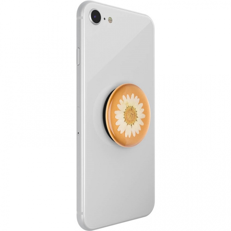 PopSockets PopGrip PREMIUM Pressed Flower White Daisy