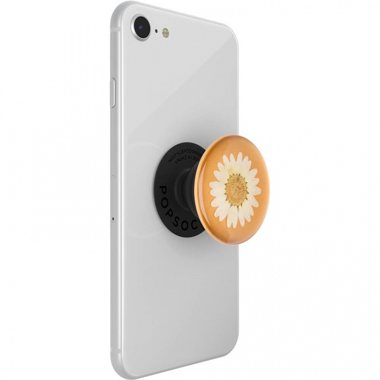 PopSockets PopGrip PREMIUM Pressed Flower White Daisy
