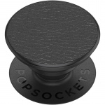 PopSockets PopGrip PREMIUM Pebbled Vegan Leather Black