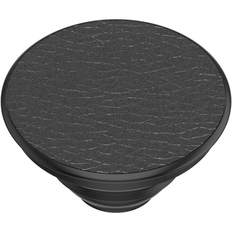 PopSockets PopGrip PREMIUM Pebbled Vegan Leather Black