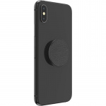 PopSockets PopGrip PREMIUM Pebbled Vegan Leather Black