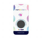 PopSockets PopGrip PREMIUM Pebbled Vegan Leather Black