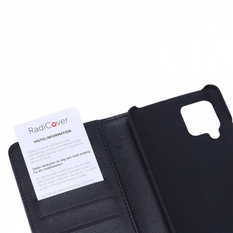 Radicover Strålingsbeskyttende Wallet PU Samsung A42 Flipcover RFID Sort Radicover Strålingsbeskyttende Wallet PU Samsung A42 Flipcover RFID Sort