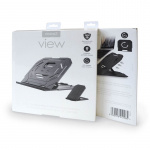 Desire2 2in1 Portabel Laptop Stander Sort 360 Roterbar incl Mobil Stander