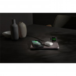 Zens Dual Bordlader Qi Liberty 16 spoler 2x15W Stofoverflade (Apple & Samsung QC) Zens Dual Bordlader Qi Liberty 16 spoler 2x15W Stofoverflade (Apple & Samsung QC)