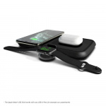 Zens Apple Watch Lader Qi USB-Stick Aluminium Sort