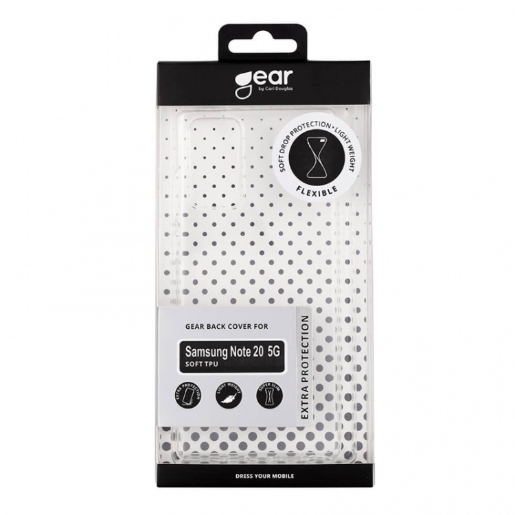 Gear Mobilcover TPU Transparent - Samsung Note 20 5G