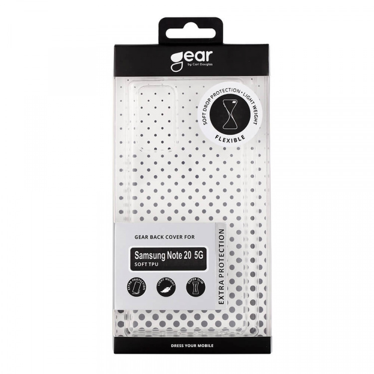 Gear Mobilcover TPU Transparent - Samsung Note 20 5G