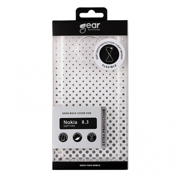 Gear Mobilcover TPU Transparent - Nokia 8.3