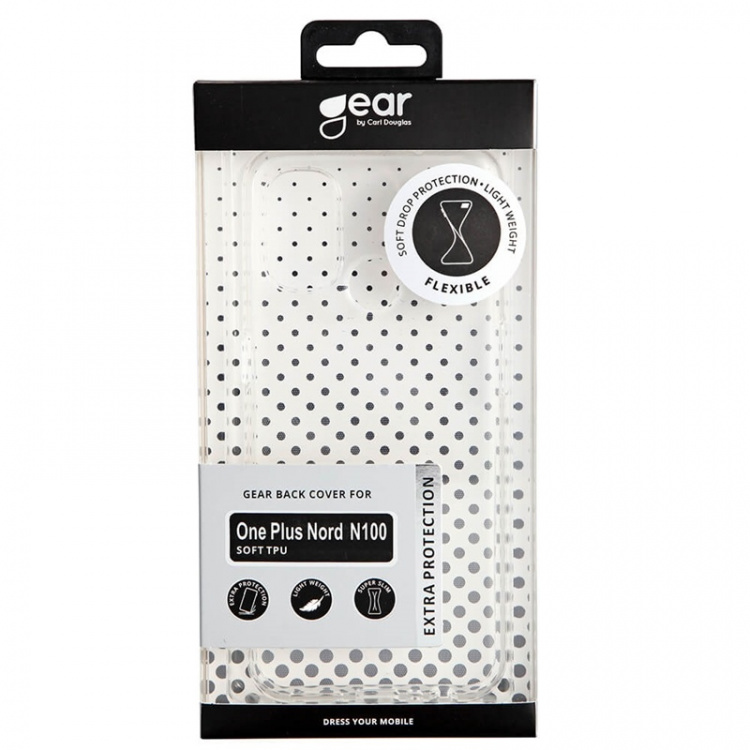 Gear Mobilcover TPU Transparent - Oneplus Nord N100