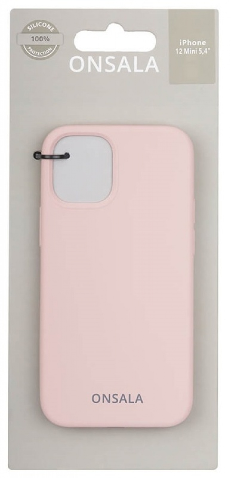 Onsala Mobilcover Silikone Sand Pink - iPhone 12 Mini