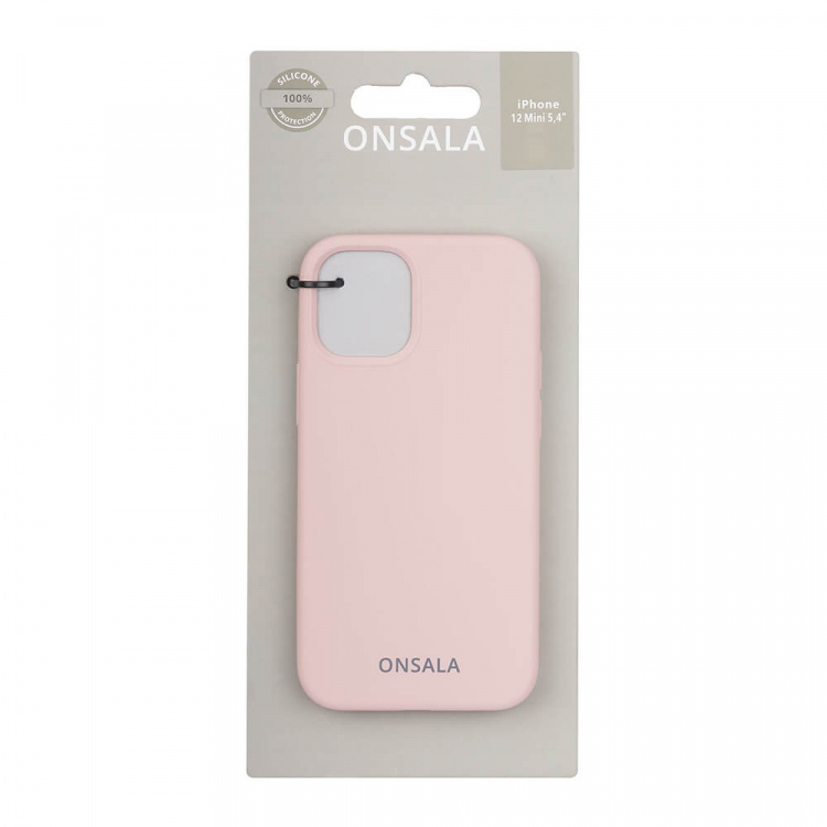 Onsala Mobilcover Silikone Sand Pink - iPhone 12 Mini