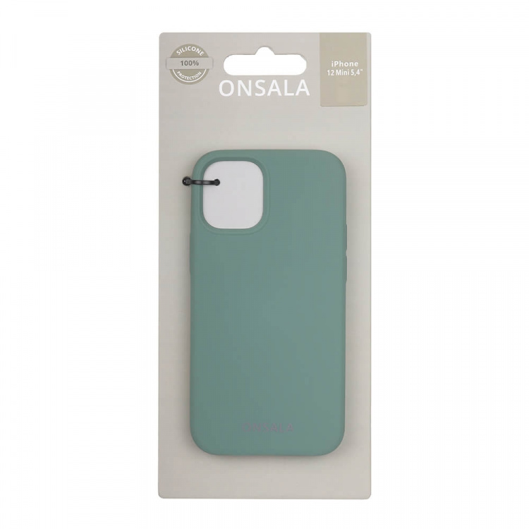Onsala Mobilcover Silikone Pine Green - iPhone 12 Mini
