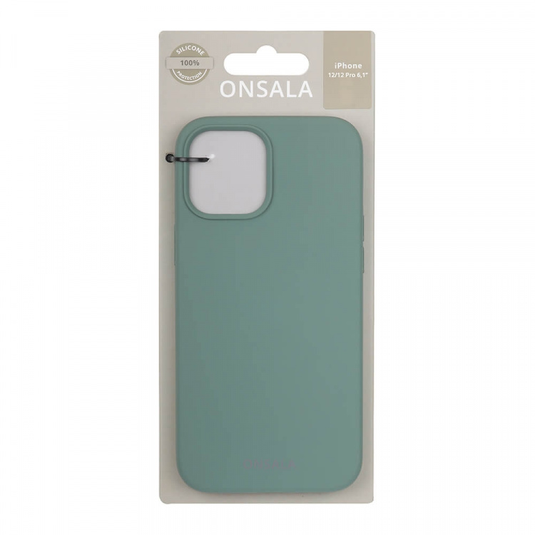 Onsala Mobilcover Silikone Pine Green - iPhone 12/12 Pro