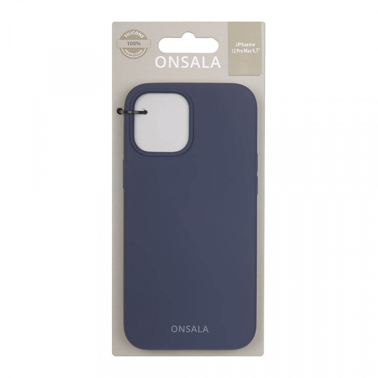 Onsala Mobilcover Silikone Cobalt Blue - iPhone 12 Pro Max