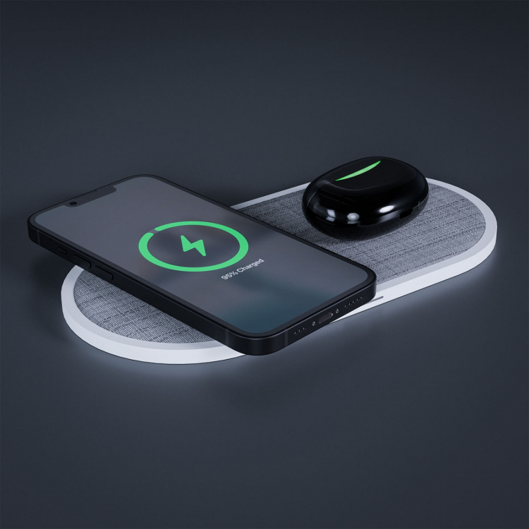 Gear Trådløs Dobbelt Lader 2x10W