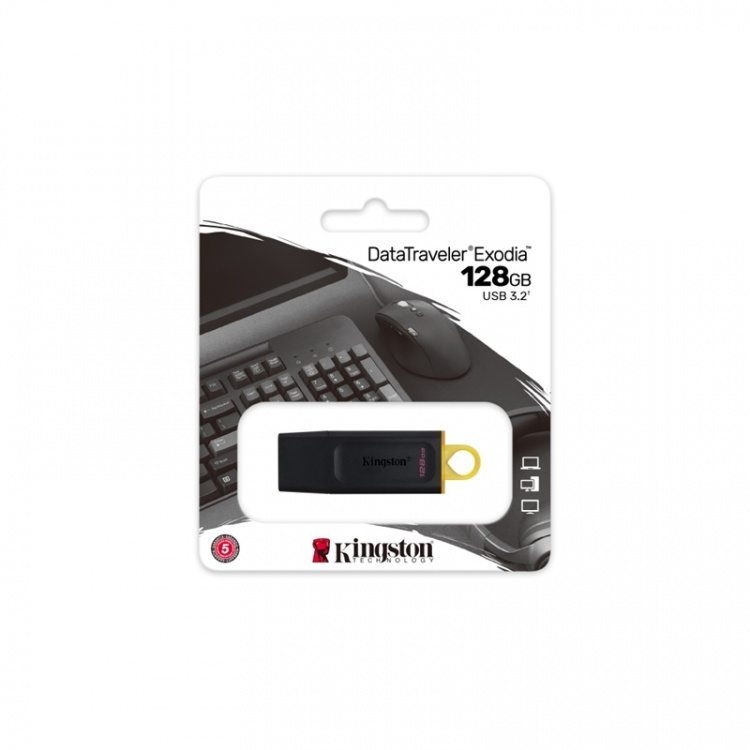 Kingston DT Exodia USB-Minne (128GB | USB 3.2)