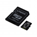 Kingston Canvas Select Plus - microSDXC 64GB, klasse 10, UHS-I, 100MB/s + adapter Kingston Canvas Select Plus - microSDXC 64GB, klasse 10, UHS-I, 100MB/s + adapter