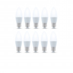 LED-lampe E27, A65, 18W, 230V, 3000K, 10-pak, Varm hvid