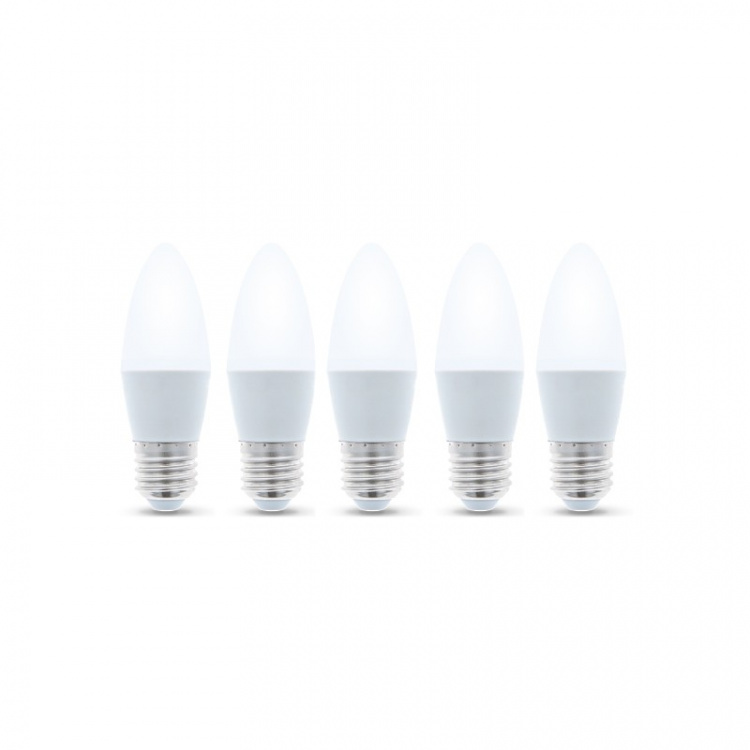 LED-lampe E27, 3W, 230V, 4500K 5-pak, hvid neutral LED-lampe E27, 3W, 230V, 4500K 5-pak, hvid neutral