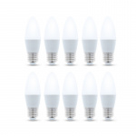 LED-lampe E27, 3W, 230V, 4500K 10-pak, hvid neutral LED-lampe E27, 3W, 230V, 4500K 10-pak, hvid neutral