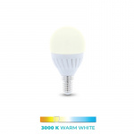LED-lampe E14, G45, 10W, 230V, 3000K, keramik, varm hvid LED-lampe E14, G45, 10W, 230V, 3000K, keramik, varm hvid