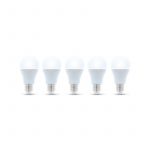 LED-lampe E27, A60, 10W, 230V, 3000K 5-pak, Varm hvid