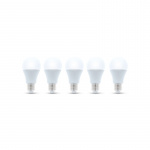LED-lampe E27, A60, 10W, 230V, 4500K 5-pak, hvid neutral