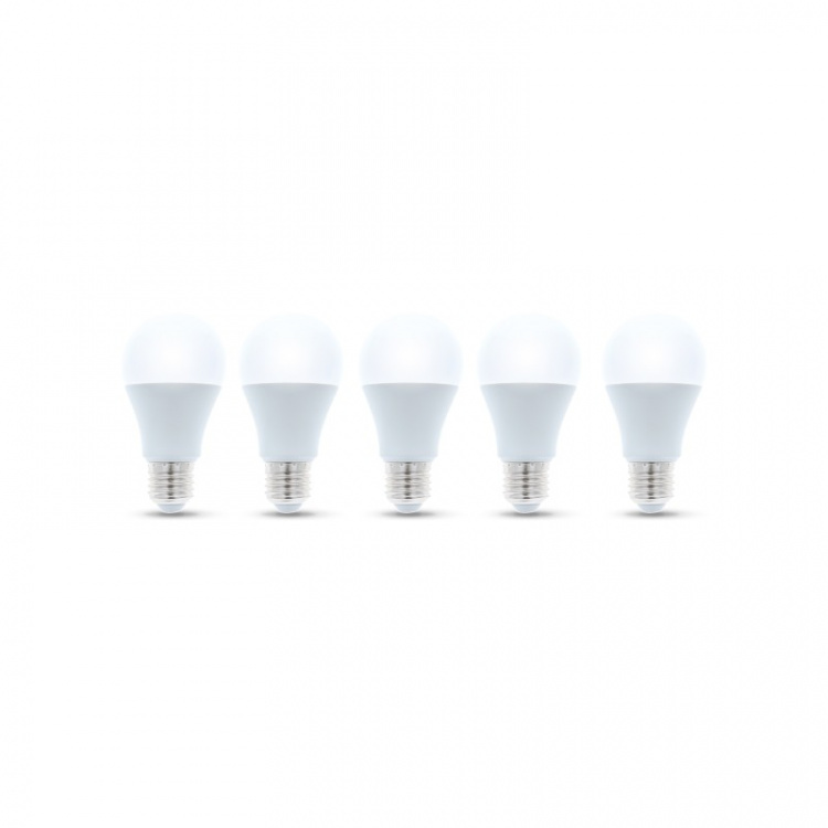 LED-lampe E27, A60, 10W, 230V, 4500K 5-pak, hvid neutral