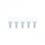 LED-lampe E27, A60, 8W, 3000K 5-pak, varm hvid