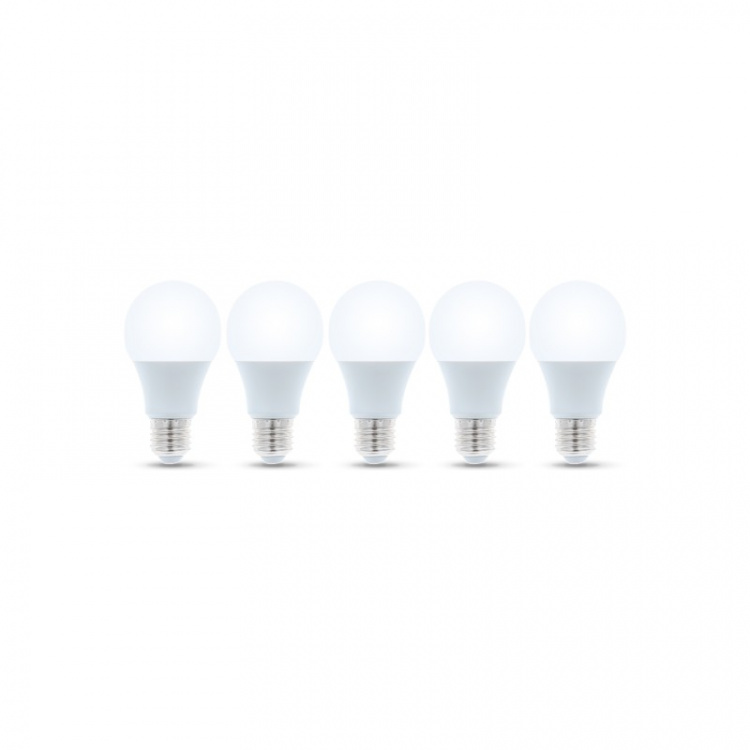 LED-lampe E27, A60, 8W, 3000K 5-pak, varm hvid