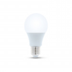LED-lampe E27, A60, 8W, 3000K, varm hvid