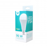 LED-lampe E27, A65, 15W, 230V, 3000K, varm hvid LED-lampe E27, A65, 15W, 230V, 3000K, varm hvid