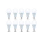LED-lampe E27, A65, 15W, 230V, 4500K 10-pak, hvid neutral