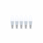 LED-lampe E27, 6W, 3000K 5-pak, varm hvid LED-lampe E27, 6W, 3000K 5-pak, varm hvid