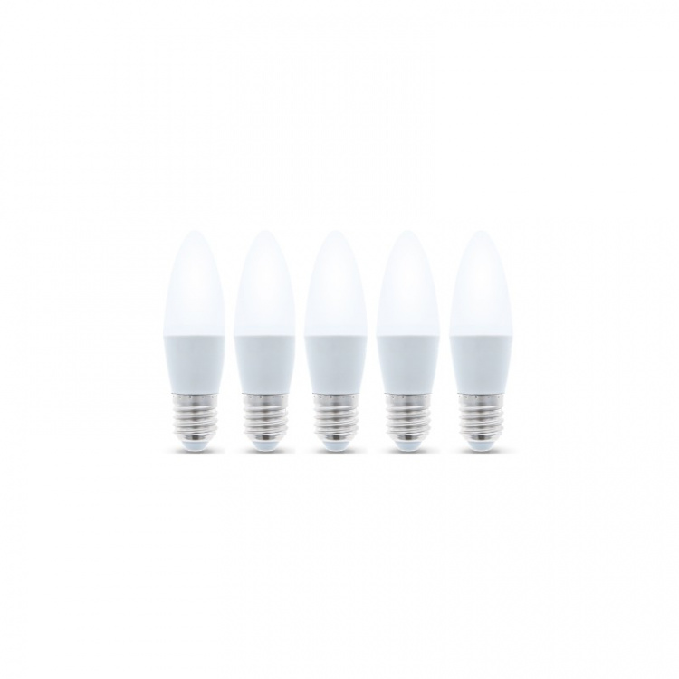 LED-lampe E27, 6W, 3000K 5-pak, varm hvid LED-lampe E27, 6W, 3000K 5-pak, varm hvid