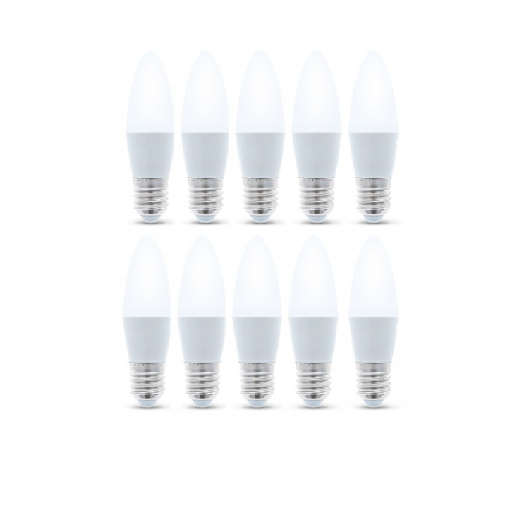 LED-lampe E27, 6W, 3000K 10-pak, varm hvid