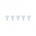 LED-lampe GU10, 1W, 230V, 6000K, 5-pak, Kølig hvid