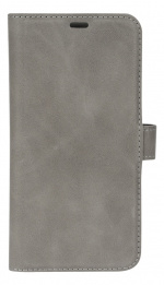 Essentials iPhone 6/7/8/SE (2020), Läder wallet 3 kort, grå