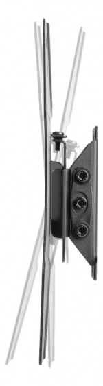 DELTACO OFFICE Compact Slim vægbeslag med tilt, 23-42 tommer, 25 kg