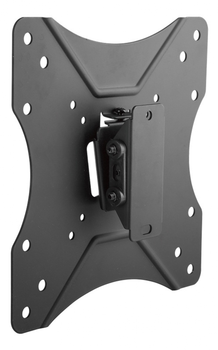 DELTACO OFFICE Compact Slim vægbeslag med tilt, 23-42 tommer, 25 kg