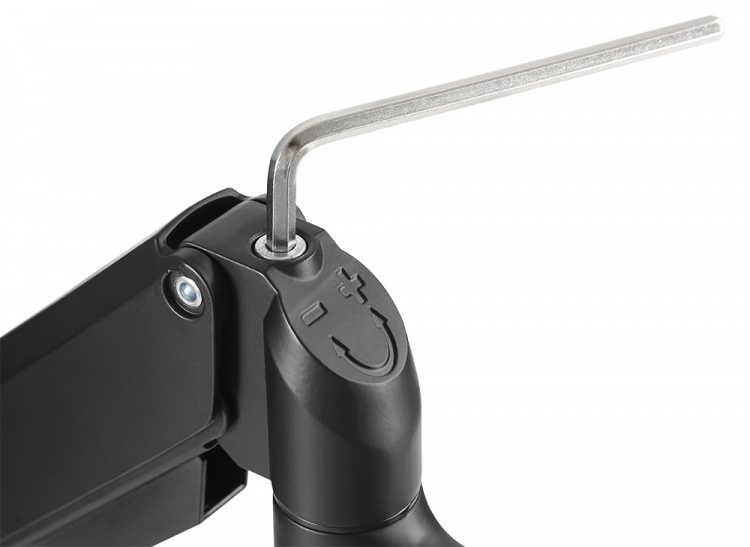 DELTACO Office, triple hydraulisk monitor-arm, 17