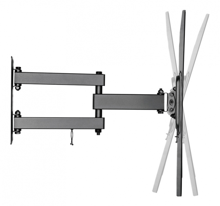 Deltaco fuldt bevægeligt 3-vejs vægbeslag til tv, 32