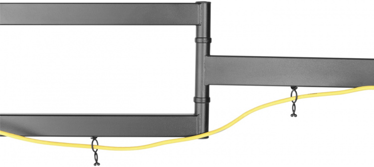 Deltaco fuldt bevægeligt 3-vejs vægbeslag til tv, 32